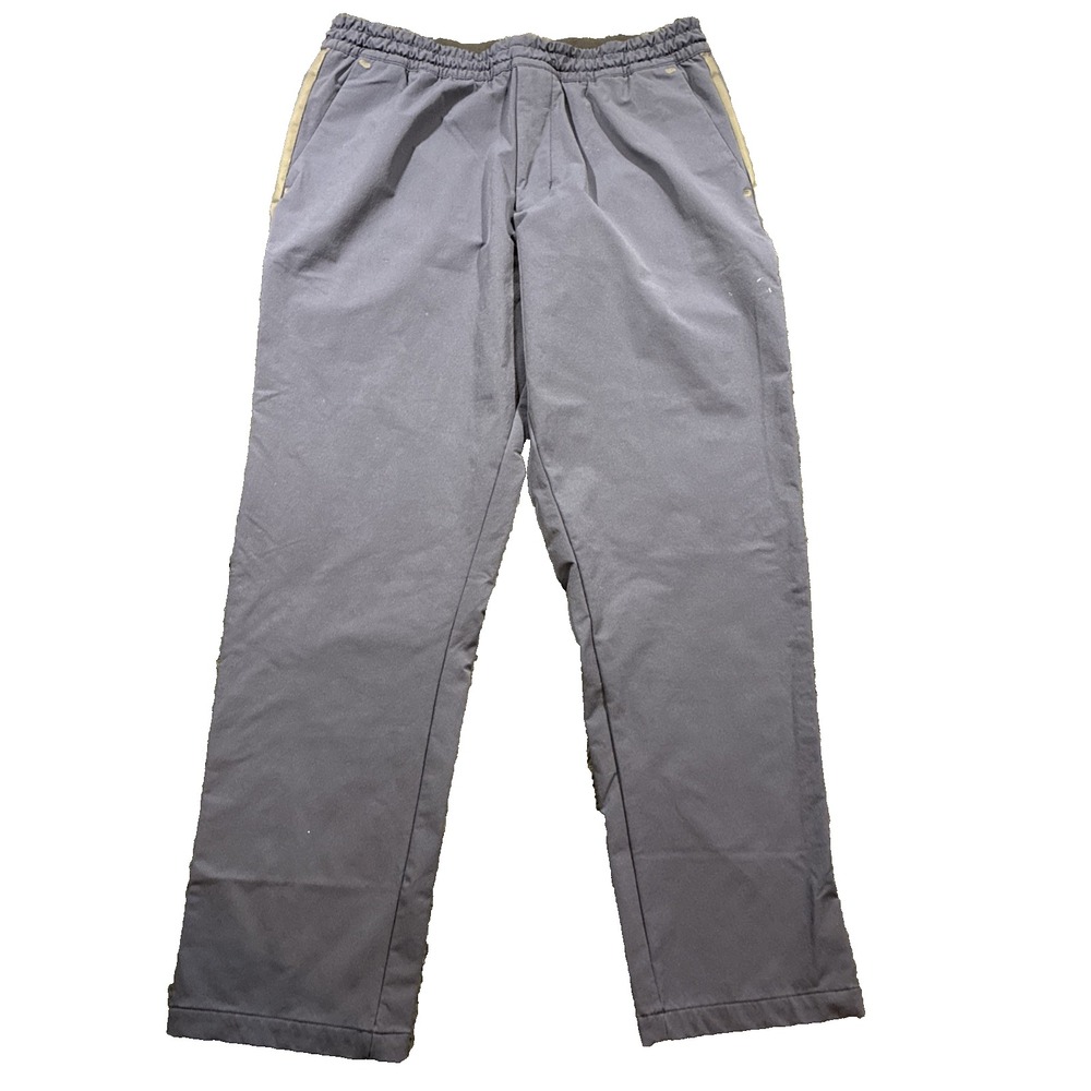 Outerknown Apex Series Pants Men L Blue 4-Way Stretch Recycled Hiking Outdoor